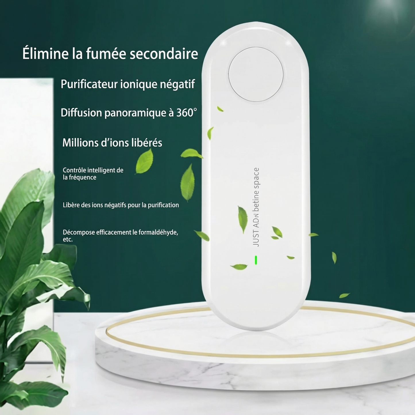 Purificateur d’air à brancher à ions négatifs